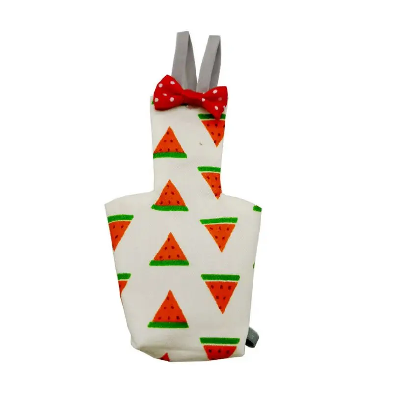 Подгузник для попугаев с бантиком милые красочные фрукты цветочные кусачки