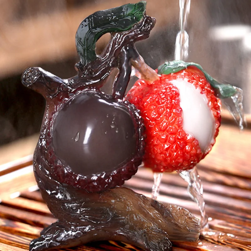 

Новинка 2021, украшения для чая и домашних животных, личи, маленькие пузырьки, украшение для чайного столика, чайный набор, чайный столик