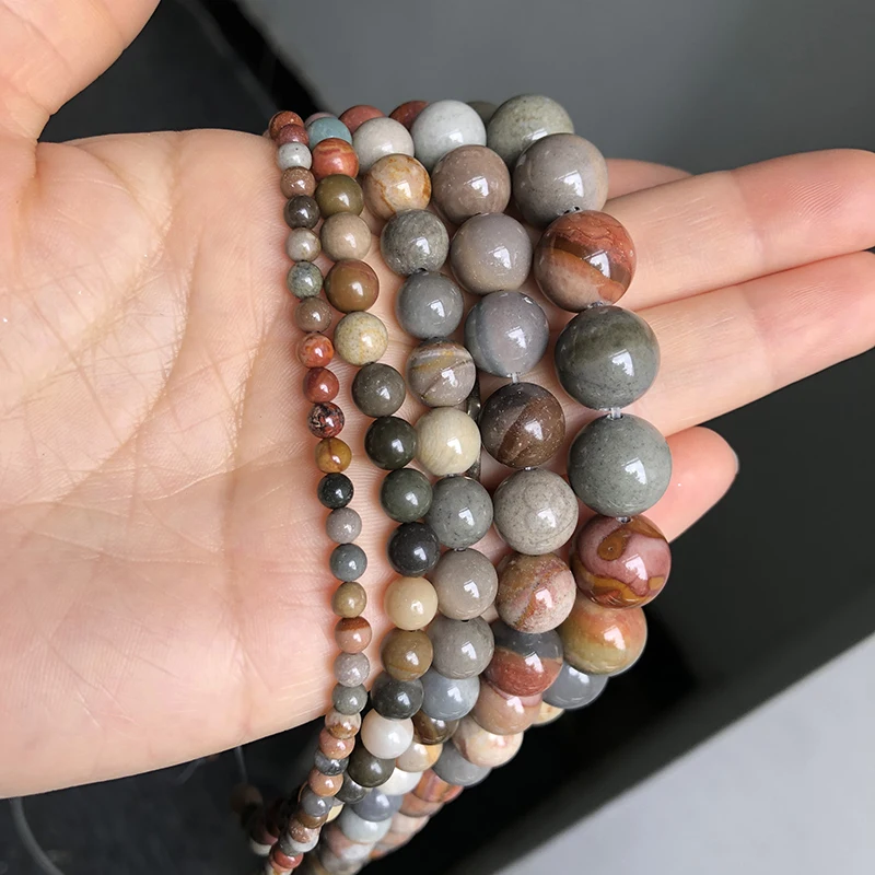 Бусины из натурального нефрита для изготовления ювелирных изделий 15 дюймов