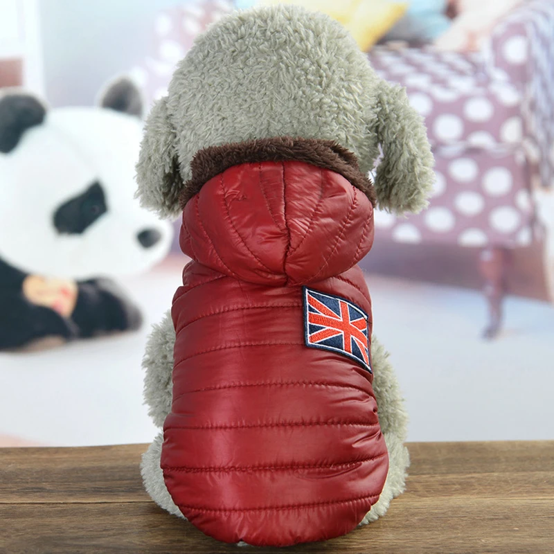 Зимнее пальто для домашних питомцев одежда собак зимняя теплая маленьких