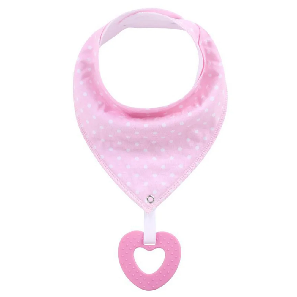 

4pcs Baby Bib Cotton Bib Scarf Saliva Towel Meal Bib Protective Neckerchief with Teething for Kids Baby