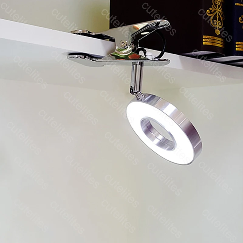 Светодиодная настольная лампа с зажимом приглушаемый светильник для чтения Уход