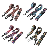 dog collar leash pet cat car safety belt adjustable harness for small medium puppy walking training rope leads products 9 colors