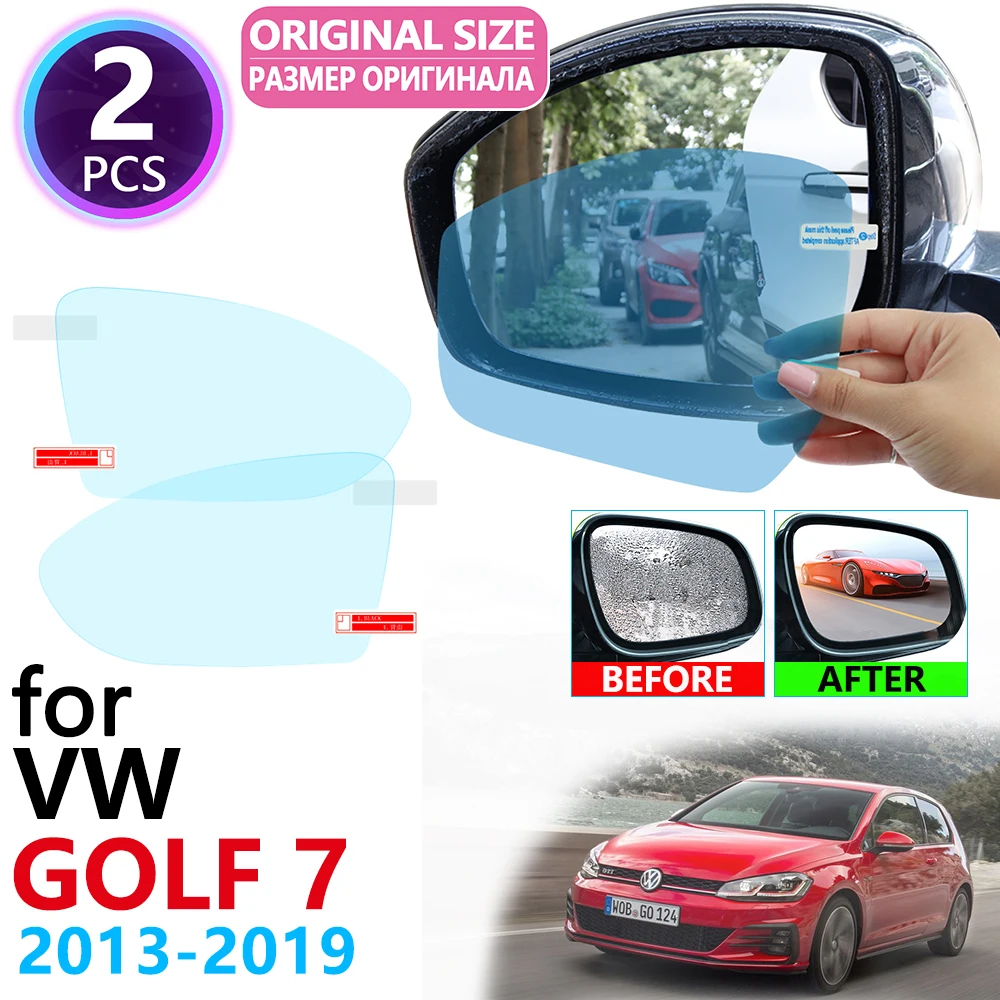 Для Volkswagen VW Golf 7 MK7 2013 ~ 2019 полное покрытие зеркало заднего вида противотуманные