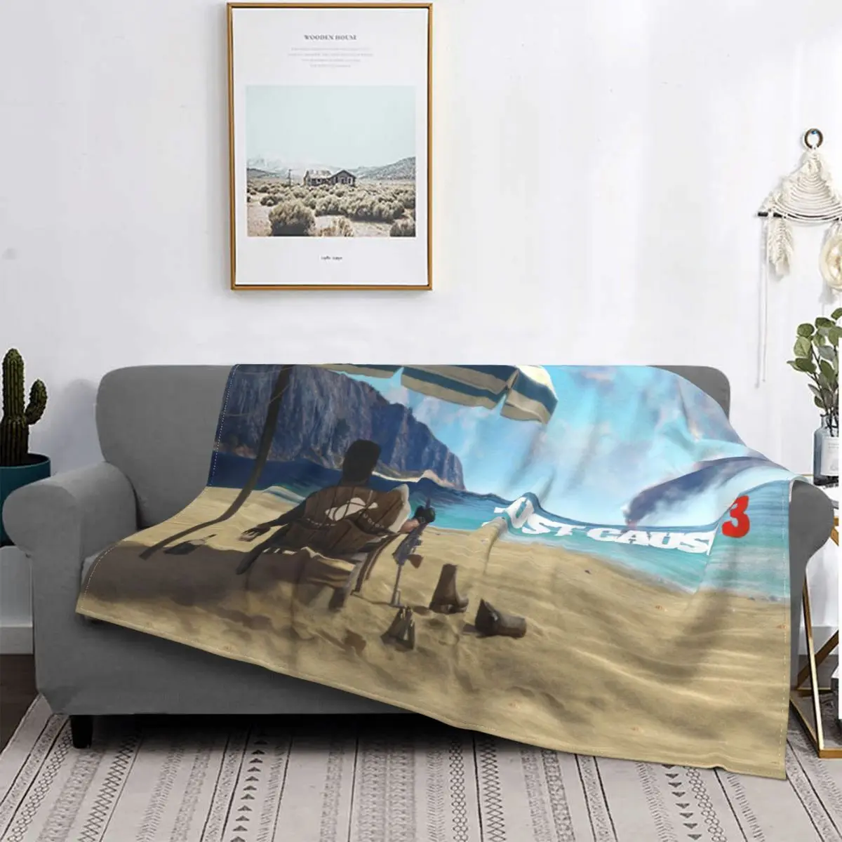 

Just Cause-mantas de franela antipelusas para decoración del hogar, mantas Ultra suaves para niños, 3 últimos, regalos