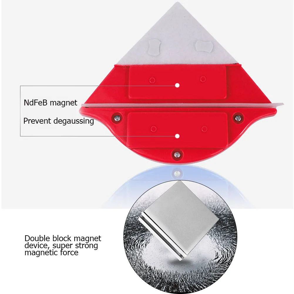 Домашняя двухсторонняя Магнитная щетка для чистки окон 3 30 мм стекла инструмент