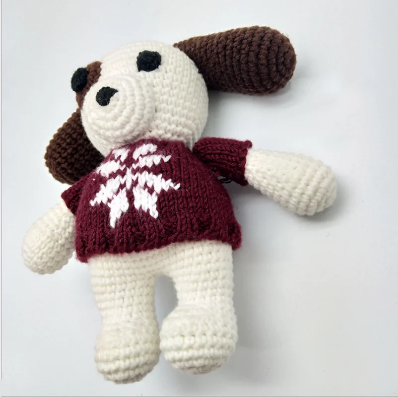Домашние животные Собаки ручной работы детские мягкие плюшевые игрушка кукла