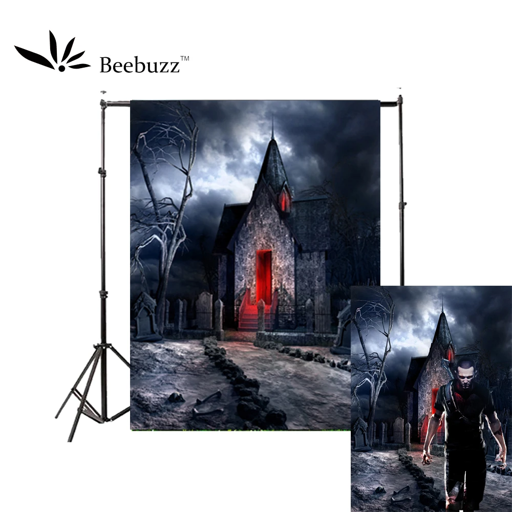 Beebuzz фото фон Хэллоуин новый продукт жуткий замок фотографировать вечеринки |