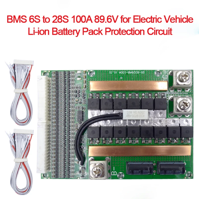 Литиевая балансировочная зарядная плата BMS 6S до 28S 18650 А 89 6 в регулируемая с