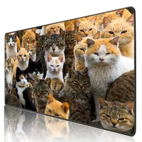 xgz we are traffic cats please love us mouse pad table keyboard mat coaster rubber anti skid large size mousepad customizable