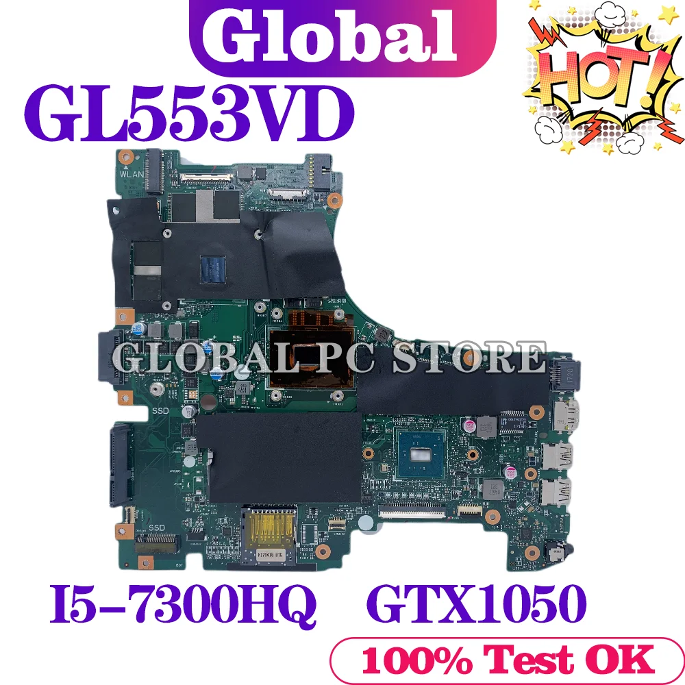 Материнские платы KEFU GL553VD материнская плата для ноутбука ASUS GL553VE GL553 100%