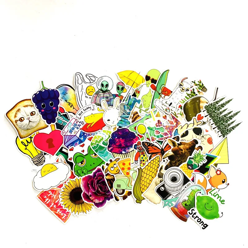 70 шт. наклейки на ноутбук мотоцикл чемодан холодильник телефон|Наклейки для