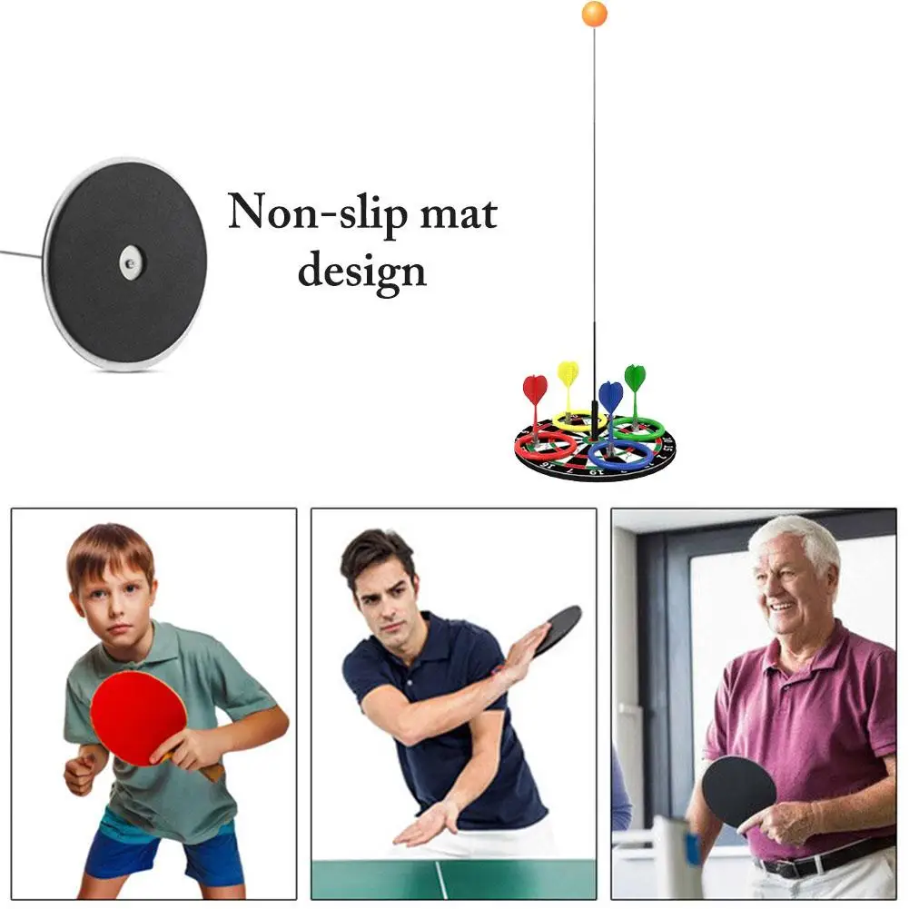 Эластичный Мягкий вал тренажер для настольного тенниса эластичный стержень