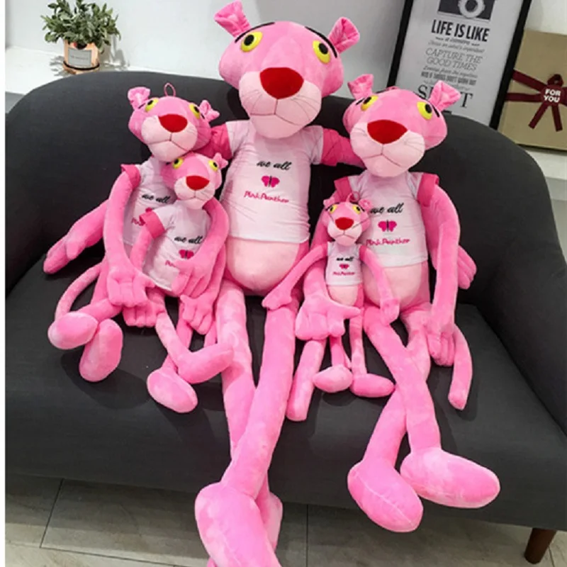 

Dropship Cute Animal Classic Cartoon Character Pink Panther Plush Toy Stuffed Doll Birthday Gifts Cushion And Pillow