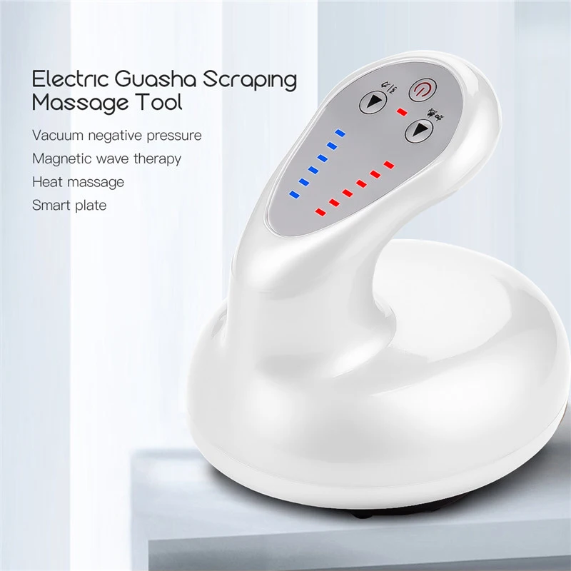 

6 Gears Rechargeable Body Shaping Slimming Guasha Massager Hot Compress Guasha Massage Negative Pressure Detoxification Machine