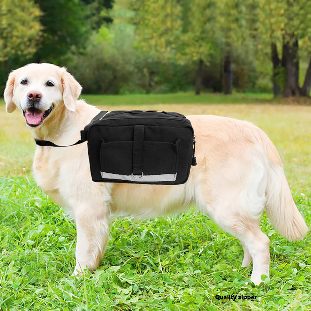 

Dog Riding Bag Pet Dog Saddle Bag Package Backpack Medium Large Large Carrier Outdoor Hiking Dogs Training Camp Snack Carrie
