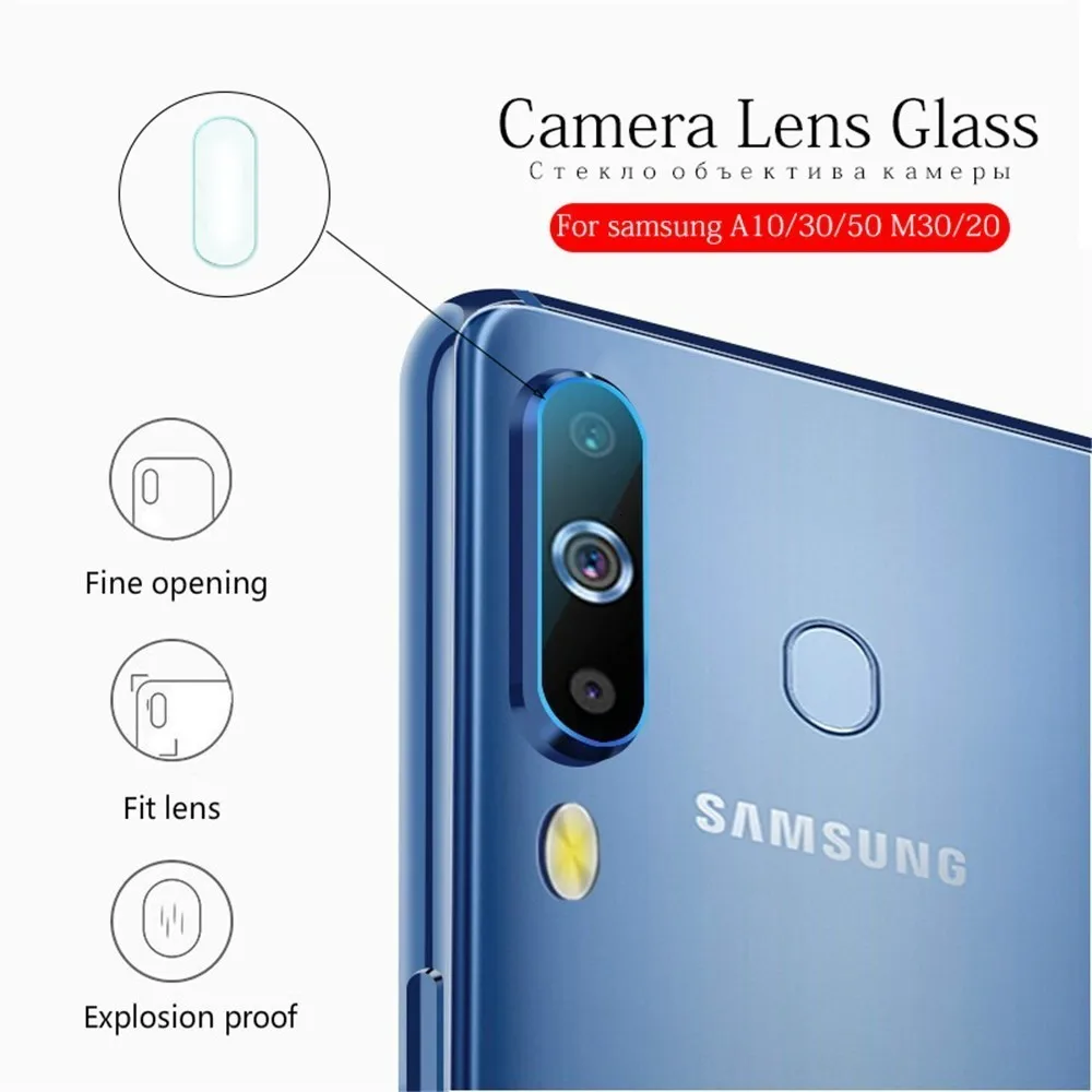 Для samsung Galaxy A50 A30 A10 A70 A 40 20 A60 33D Защитная пленка для объектива камеры на J4 J6 Plus задняя крышка для объектива