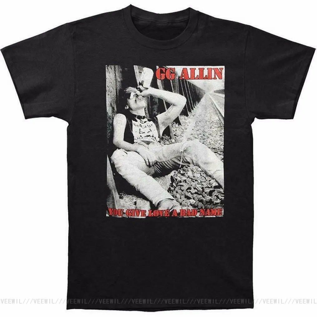 Новая мужская футболка Gg Allin You Give Love A Bad Name размер S-2XL-4XL-5XL новинка забавная