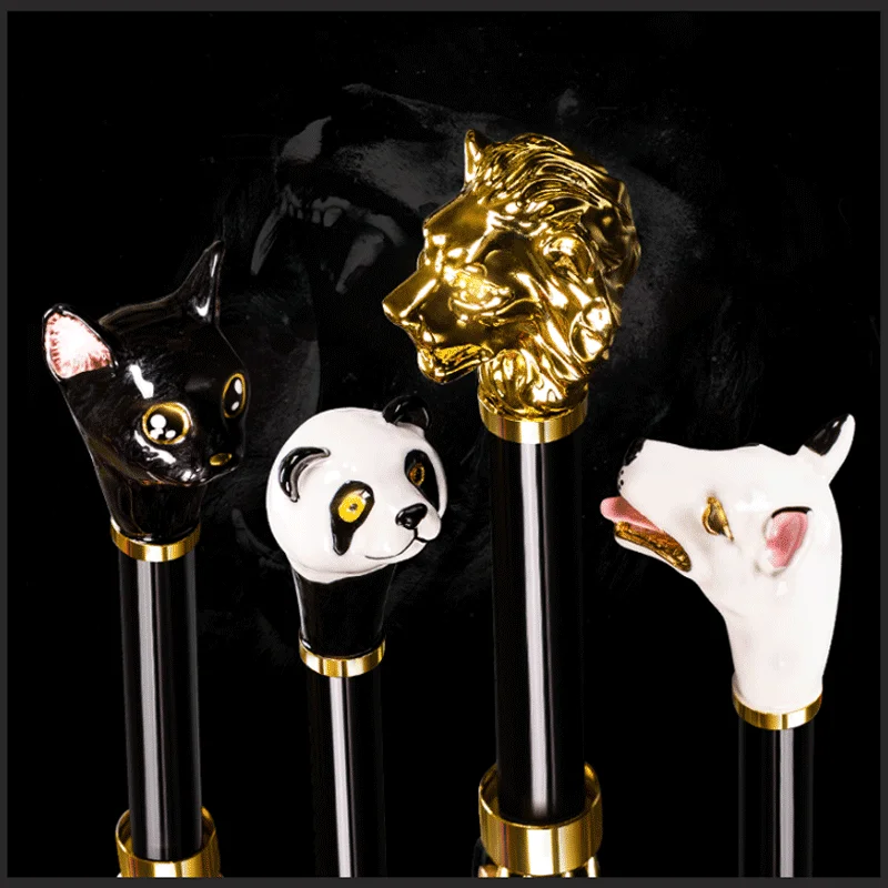 Miglior Creativo Testa Di Animale Ombrello Pioggia Donne Cute Girl Manico Lungo Ombrello Sun Clear Regalo Antivento Ombrelli Da Pioggia Paraguas SY293