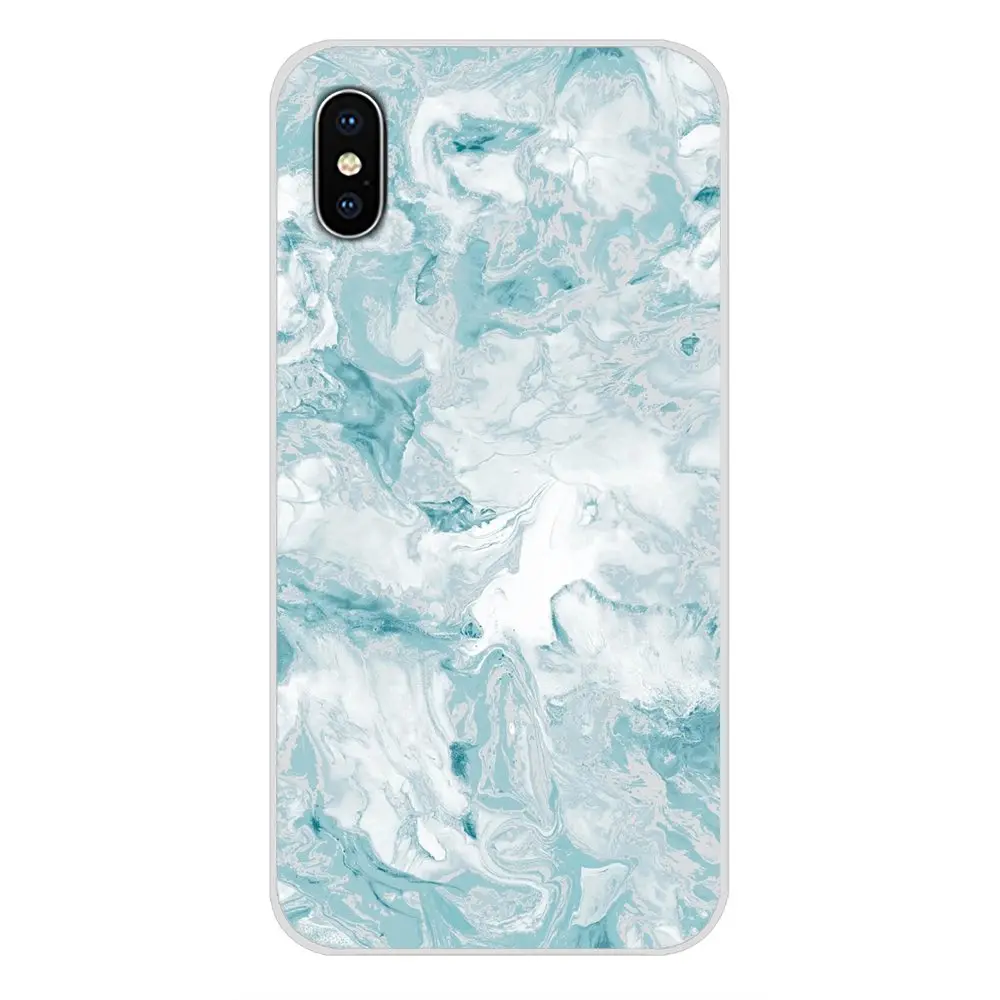 Для Huawei G7 G8 P8 P9 P10 P20 P30 Lite Mini Pro P Smart Plus 2017 2018 2019 бирюзовый камень мрамор мягкие