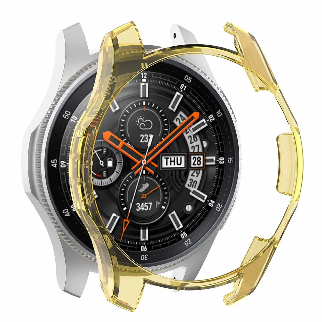 Чехол для часов Ouhaobin samsung Galaxy watch 46 мм Тонкий ПК жесткий защитный бампер полный