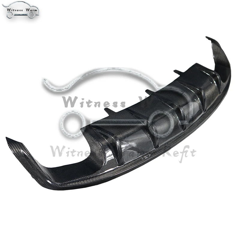 A7 диффузор из углеродного волокна губа на задний бампер спойлер для Audi Sline/S7