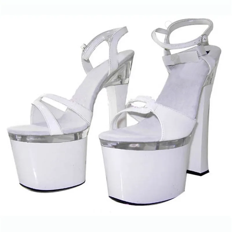 Sexy temptation to 18 centimeters nightclub high-heeled shoes, catwalk show reception appeal colourful shoes Dance Shoes