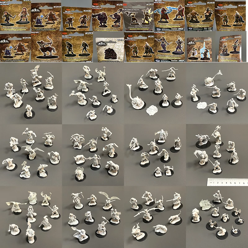 Пряди миниатюры для настольных игр: зомби скелет эльф ящерицы багги карлик