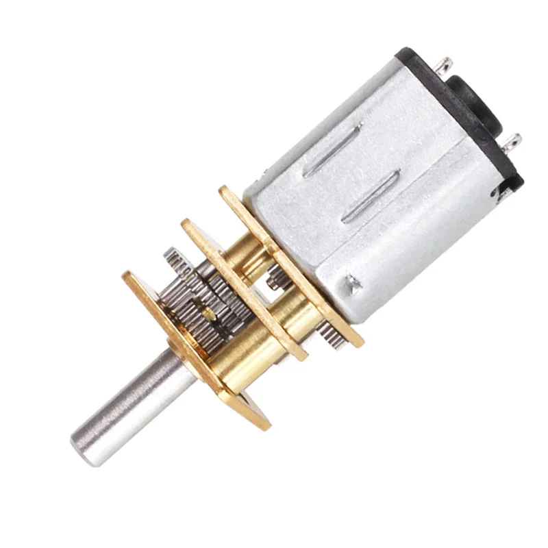 1 шт. миниатюрный редукторный электродвигатель постоянного тока 12 В 600 об/мин с