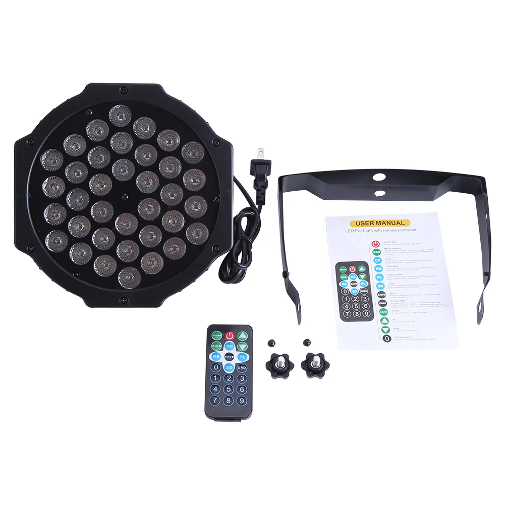 

Сценический RGB-светильник 72 Вт, 36 светодиодов, DMX512 вечерние 110 В