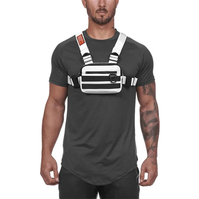 

1PCS Men Tactical Waist Bag Tactical Vest Chest Pack Hip Hop Function Chest Rig Pack