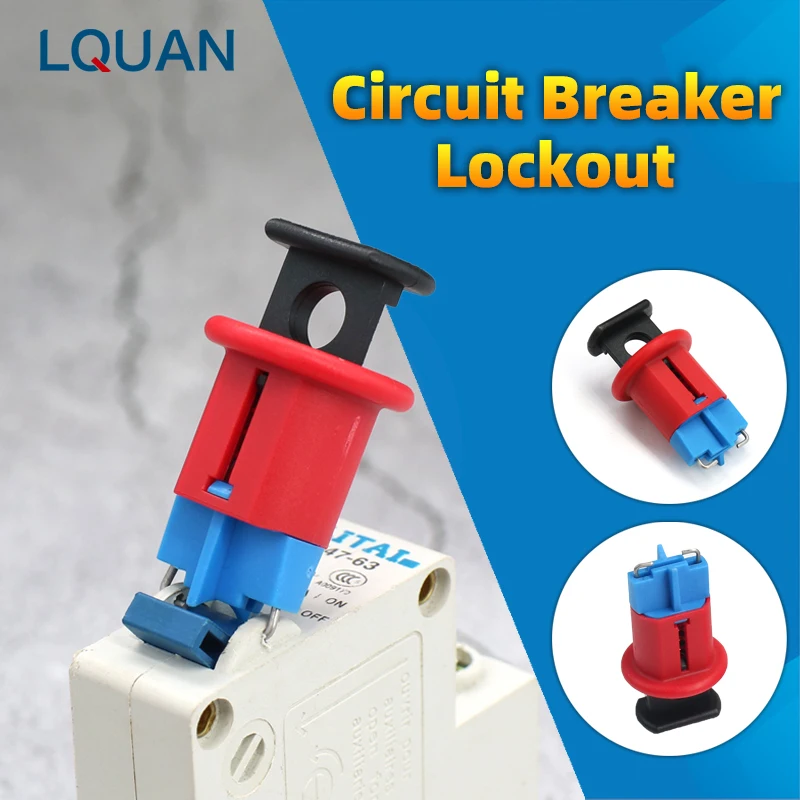 

Circuit Breaker Lock Electrical Air Breaker Switch Handle Lockout Isolation LOTO Device Pin In Standard