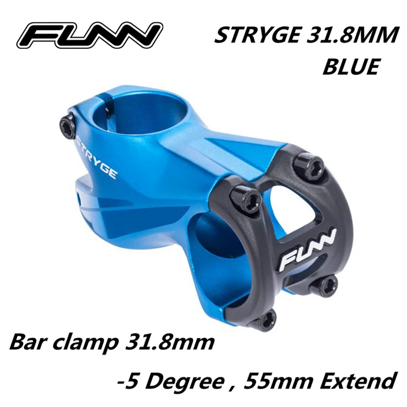 Вынос штока горного велосипеда FUNN STRYGE 3D зажим для из сплава-5 градусов 55 мм