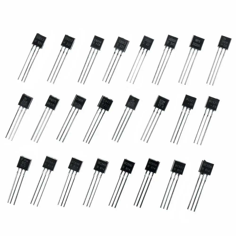 480 шт. 24 вида Silicon In line NPN / PNP транзисторный набор Pack 2N2222|Транзисторы| |