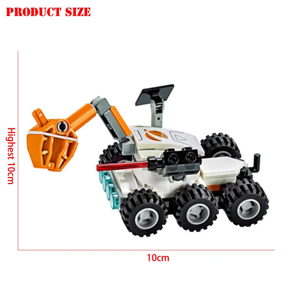 BZDA 331 Pcs Mars Research Shuttle Building Blocks Set Space Model Строительные кирпичи игрушки для мальчиков
