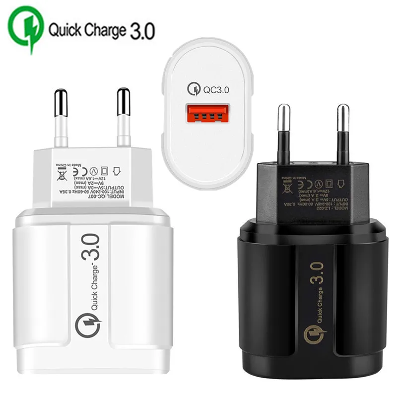 18 Вт USB зарядное устройство Quick Charge 3 0 адаптер для iPhone 6 7 X Micro usb Type C Samsung A50 S10 Huawei P Smart