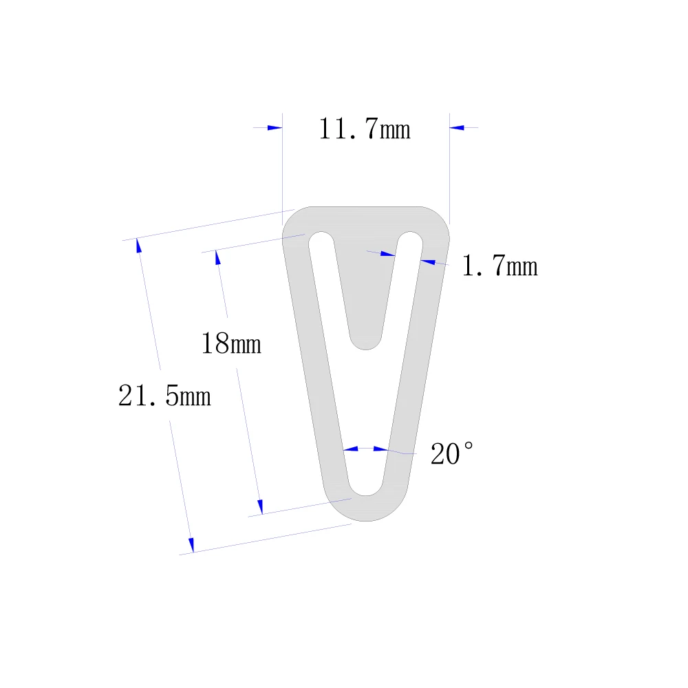 Передний соединитель для бюстгальтера 3/4 дюйма 18 мм в форме сердца