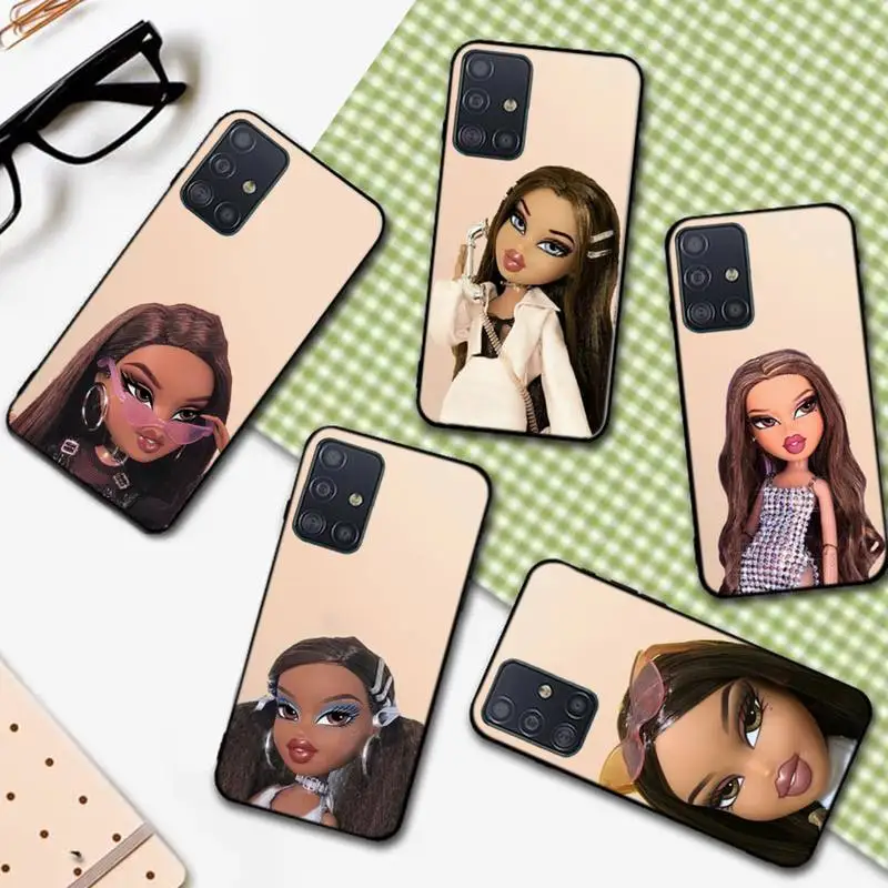 

Cute Bratz Soft Phone Case For Samsung S9 10 20Plus Note 7 8 9 10 10plus Pro J8 M30 31 A32