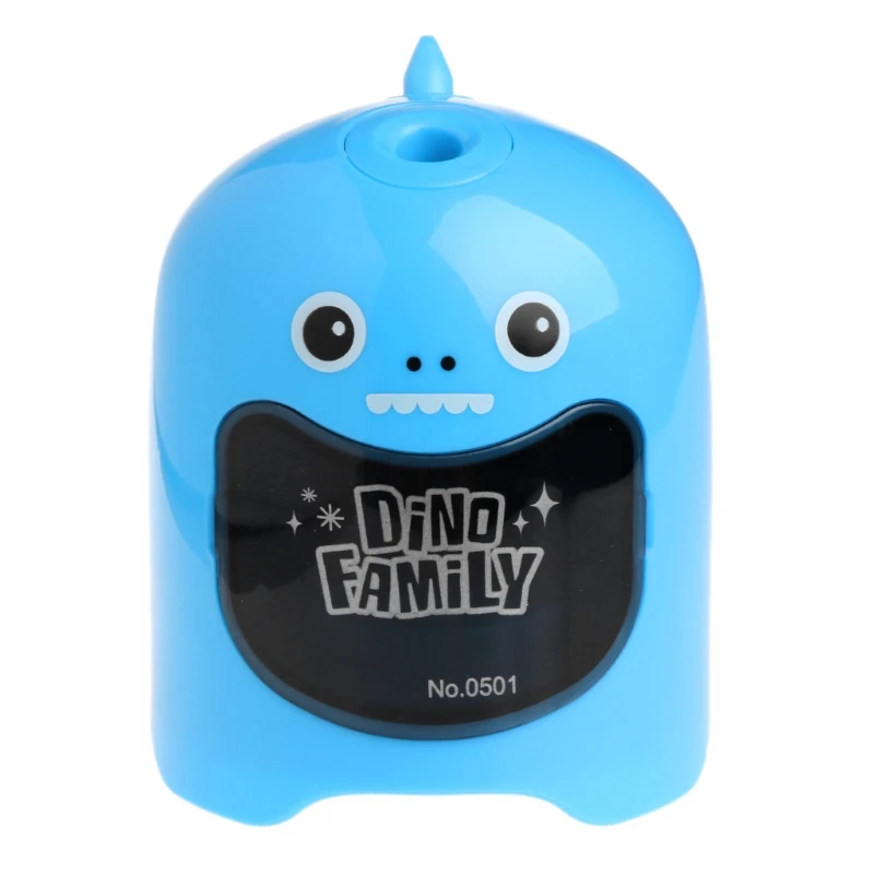 

Dinosaur Cartoon Electric Pencil Sharpener Battery Operated Gift Office Supplies