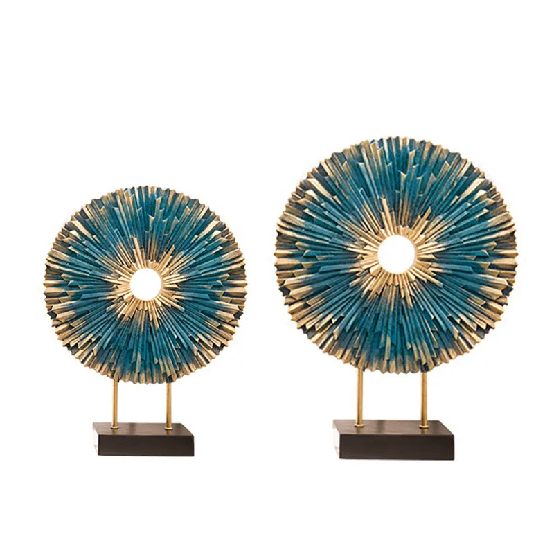 

Европейский Декор для домашней гостиной, телевизора, кабинета, фигурки, украшение на стену, украшение на новоселье, подарки старинные ремес...