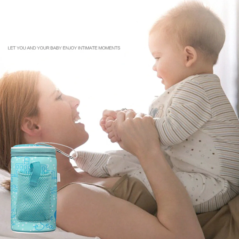 

Drink Baby Thermostat USB Heater Feed Insulated Bottle Bag Cup Travel Warmer Newborn