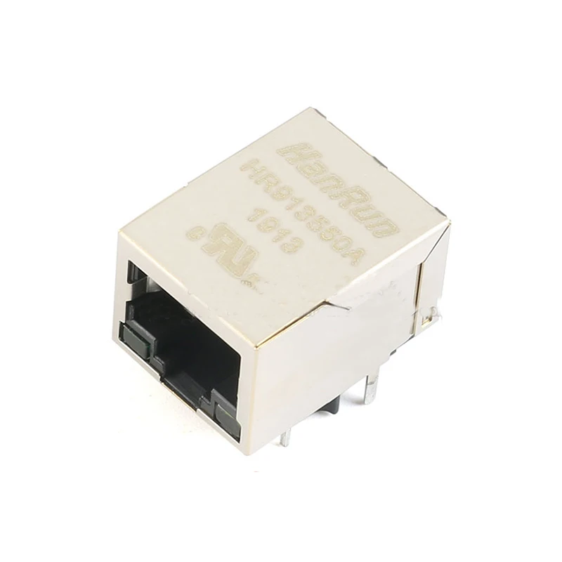 1 шт. HR913550A RJ45 разъем 100Base-T WiFi сетевой с светодиодный |