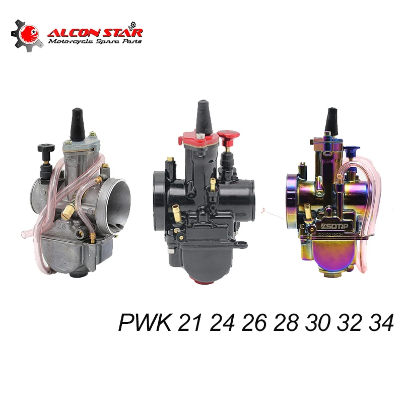 Карбюратор Alconstar PWK универсальный 21 24 26 28 30 32 34 2T/4T для мотоциклов Yamaha Mikuni Koso ATV