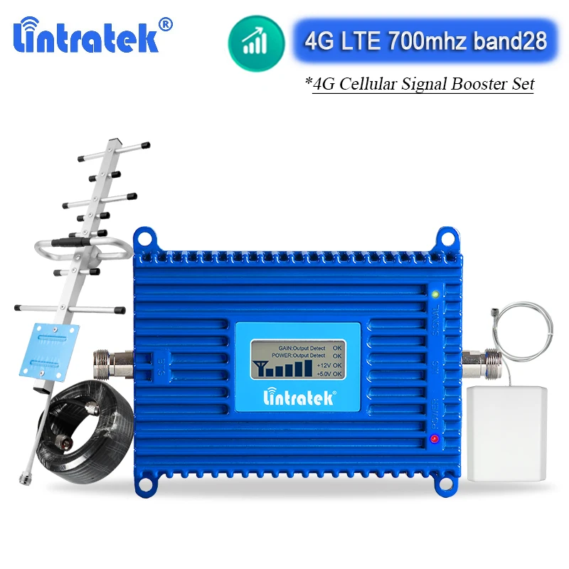 Усилитель сотового сигнала Lintratek 4G 700 МГц LTE Band 28|Усилители сигнала| |