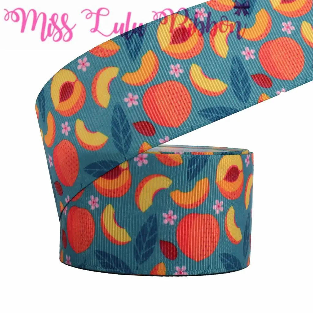 16 мм-75 мм фруктовая серия киви лимон авокадо арбуз печатная корсажная/Foe лента