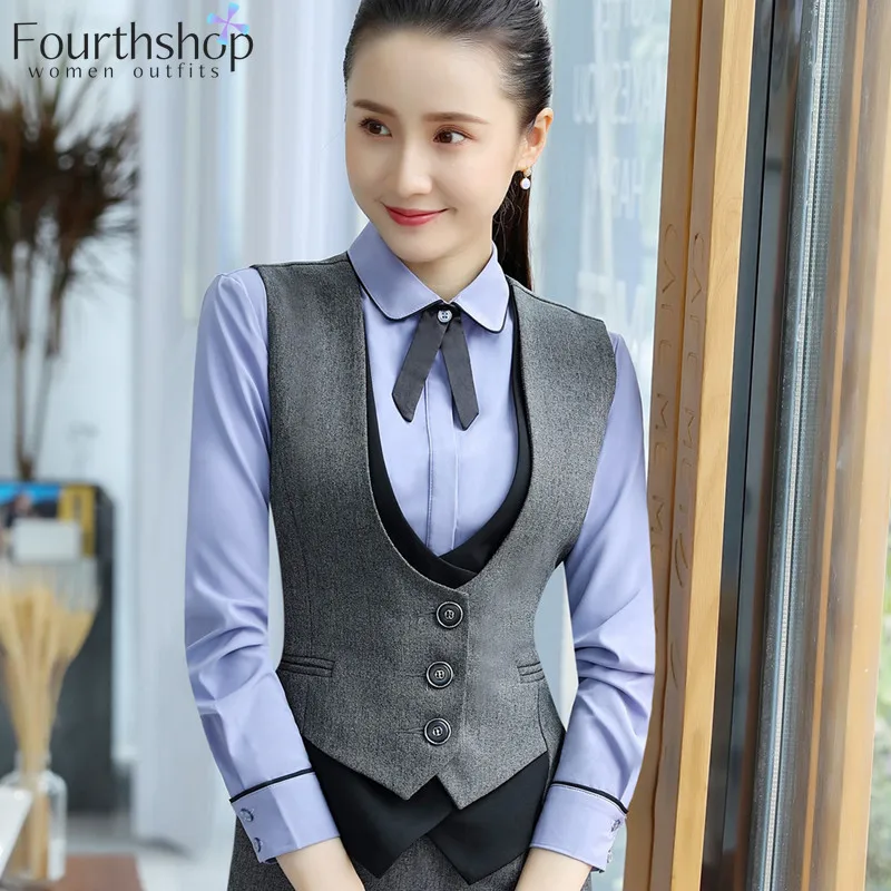 Женский офисный жилет элегантный винтажный деловой в стиле пэчворк верхняя