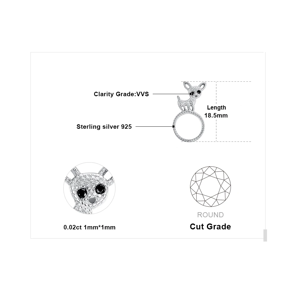 Женские серьги-гвоздики из серебра 925 пробы с черной шпинелью | Украшения и
