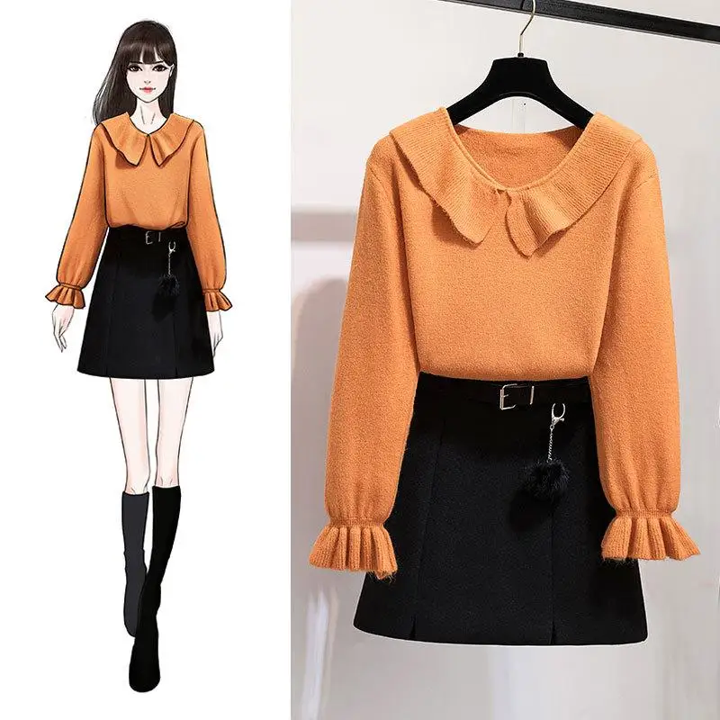 ICHOIX/милые корейские костюмы для студентов Женский комплект из 2 предметов мини