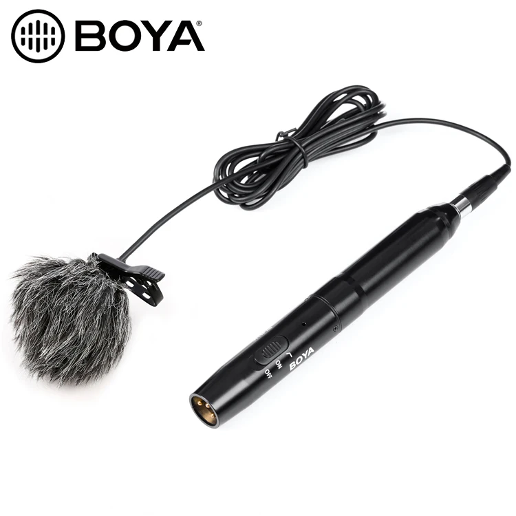 

BOYA BY-M11C Lavalier Microphone Professional Cardioid Condensador Microfone Mic for Interview Broadcast Stage Video Recording