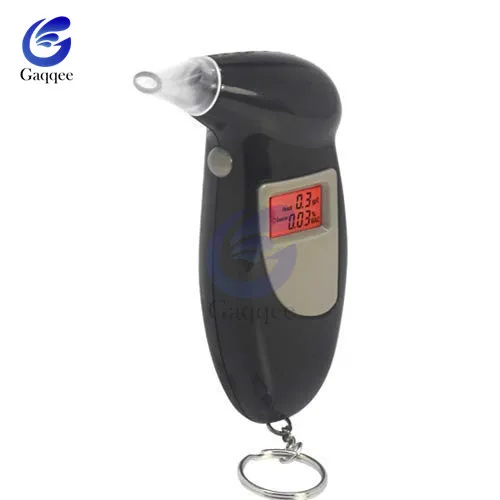 Алкотестер анализатор дыхания газовый детектор тестер брелок устройство для